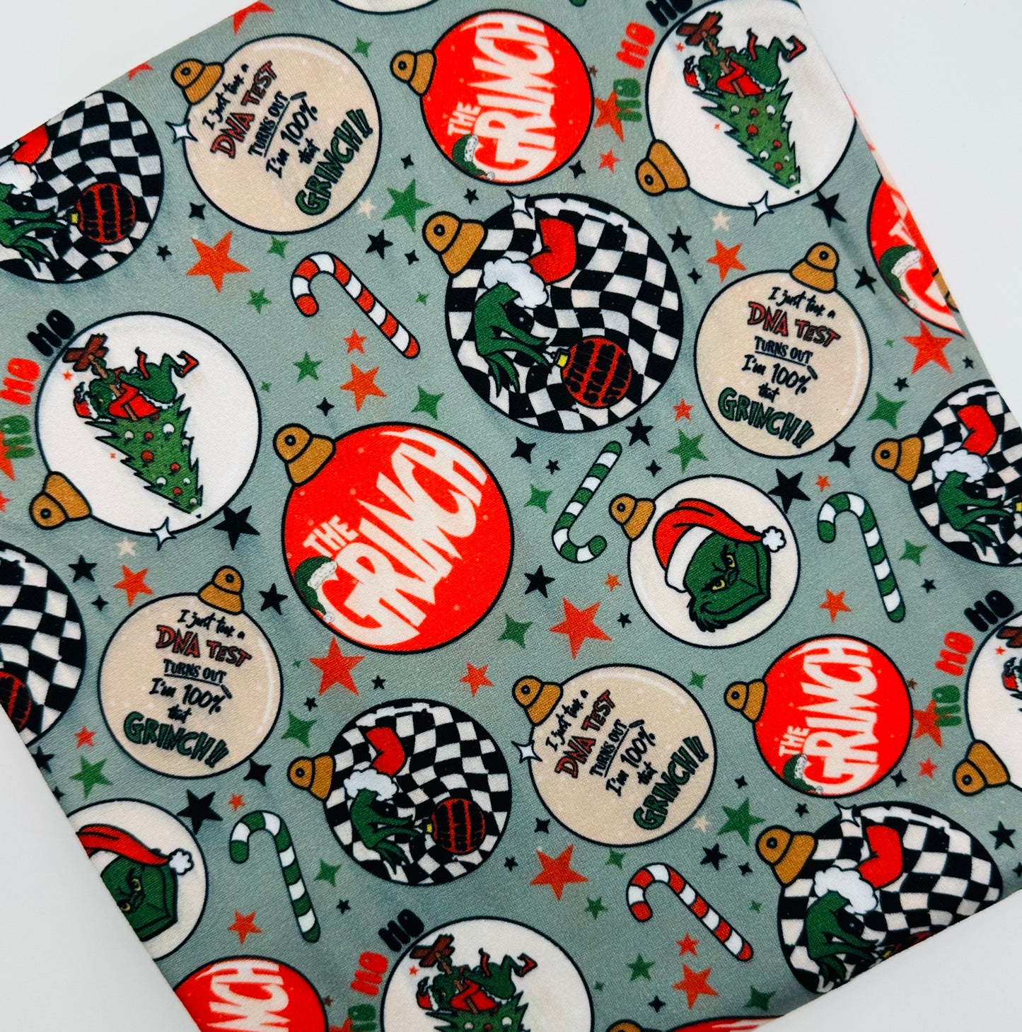 Ready to Ship DBP 100% That Grinch in Sage makes great bows, head wraps, bummies, and more.