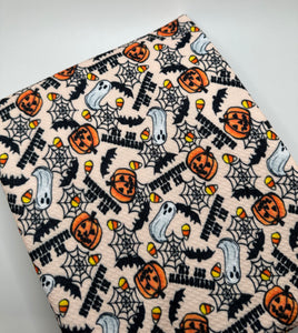 Ready to Ship Bullet fabric My First Halloween Spooky makes great bows, head wraps, bummies, and more.