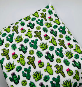Ready to Ship Velvet Cactus and Succulents Floral makes great bows, head wraps, bummies, and more.