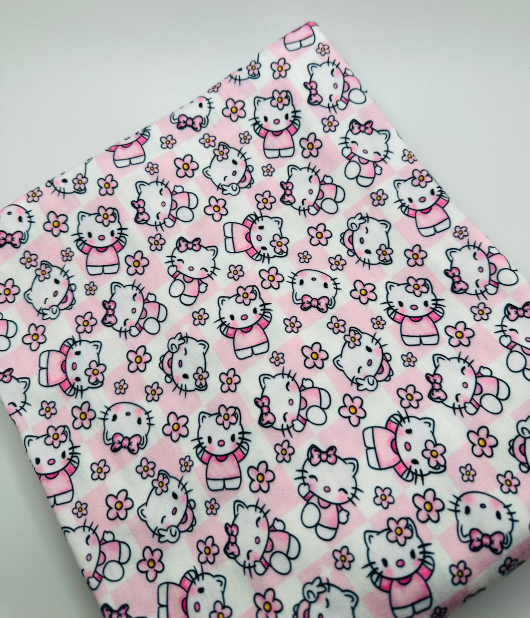Ready to Ship DBP Daisy Floral Kitty Characters Girl Prints makes great bows, head wraps, bummies, and more.