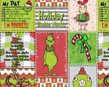 Load image into Gallery viewer, The Green Guy Christmas Patchwork Character Bullet, DBP, Rib Knit + other fabrics