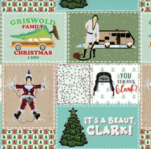 Load image into Gallery viewer, It&#39;s a Beaut Clark Christmas Patchwork Character Bullet, DBP, Rib Knit + other fabrics