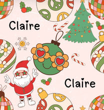 Load image into Gallery viewer, Customize Add Any Name-Groovy Christmas Party Bullet, DBP, Rib Knit + other fabrics