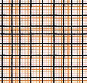 Made to Order Halloween Coordinating Gingham Plaid Shapes Bullet, DBP, Rib Knit + other fabrics