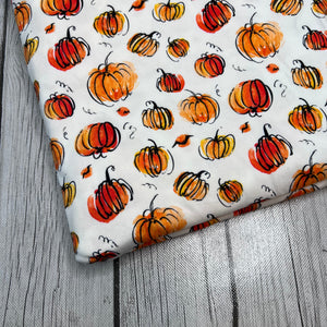 Ready to Ship DBP Halloween Fall Pumpkin Splash makes great bows, head wraps, bummies, and more.