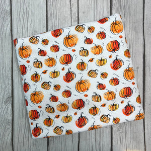 Ready to Ship Bullet Halloween Fall Pumpkin Splash makes great bows, head wraps, bummies, and more.