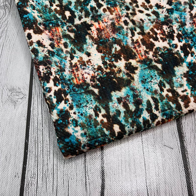 Ready to Ship Bullet Western Teal Cowhide Animals makes great bows, head wraps, bummies, and more.