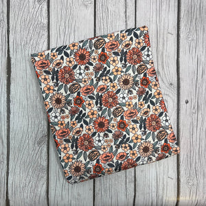 Ready to Ship Bullet fabric Vintage Boho Fall Floral makes great bows, head wraps, bummies, and more.