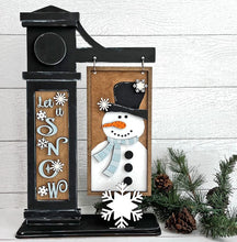 Load image into Gallery viewer, DIY Christmas Post Signs- Snowman, Santa, Nutcracker, Presents, Christmas Tree and more!!