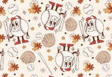 Load image into Gallery viewer, Made to Order Groovy Baseball w/Floral, Neutral, Plaid Shapes &amp; Animal Bullet, DBP, Rib Knit + other fabrics