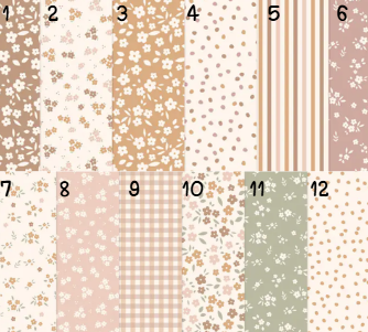 Coordinating Boho Florals Bullet, DBP, Rib Knit, Velvet, Cotton Like Knits + other fabrics