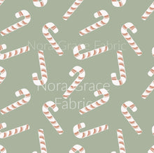 Load image into Gallery viewer, Pre-Order Pastel Christmas Candy Cane Bullet, DBP, Rib Knit, Cotton Lycra + other fabrics