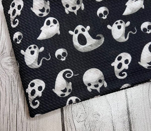 Pre-Order Halloween Ghost Bullet, DBP, Rib Knit, Cotton Lycra + other fabrics