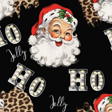 Load image into Gallery viewer, Ready to Ship Bullet Santa&#39;s Cheetah HoHo Christmas makes great bows, head wraps, bummies, and more.