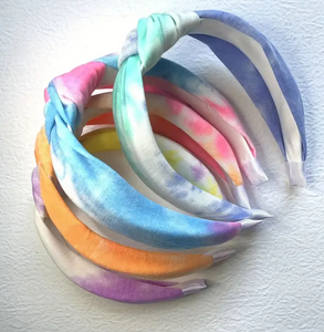 Tie Dye Knotted Headbands