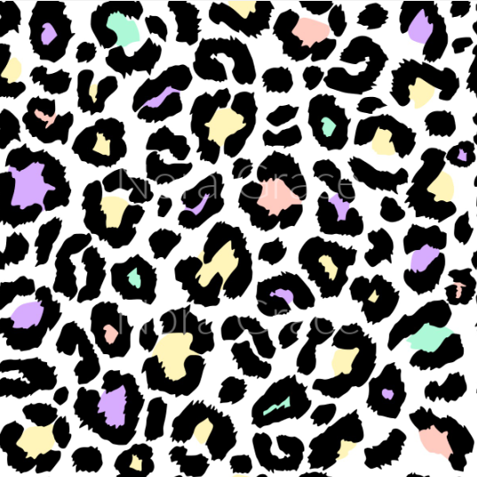 Pre-Order Beige Rainbow Cheetah Animals Bullet, DBP, Rib Knit, Cotton Lycra + other fabrics