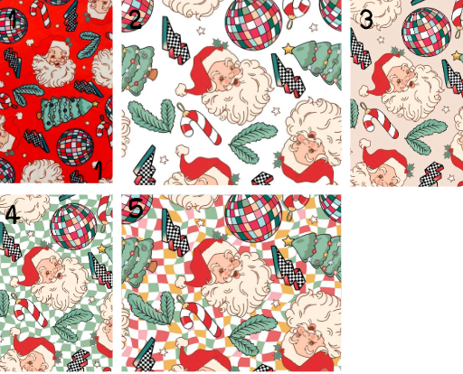 Rocking around Christmas Party with Santa Bundle in Red, White, Cream and Plaids Bullet, DBP, Rib Knit + other fabrics