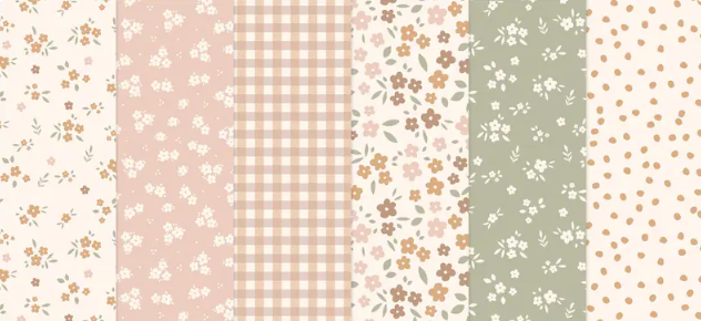 Coordinating Boho Florals Bullet, DBP, Rib Knit, Velvet, Cotton Like Knits + other fabrics