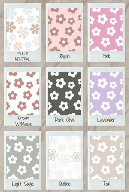 Made to Order Simply Daisy Floral in Nine Color Options Bullet, DBP, Rib Knit + other fabrics