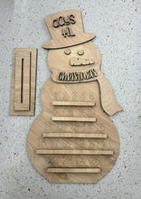 Load image into Gallery viewer, Christmas Countdown Signs-DIY Snowman, Christmas Tree, Hot Coco