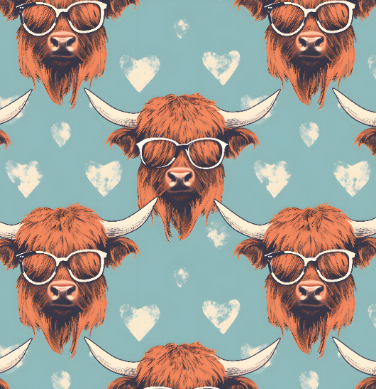 The Groovy Highland Valentine Cow Bullet, DBP, Rib Knit, Velvet, Cotton Like Knits + other fabrics