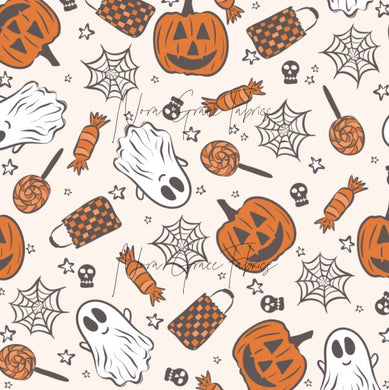 Made to Order Trick or Treat Halloween Treats Bullet, DBP, Rib Knit + other fabrics