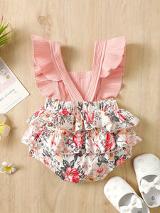 Vintage Floral Romper