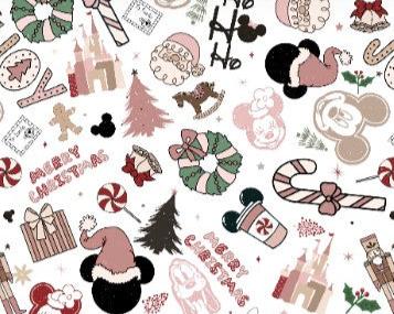 Merry Christmas Mouse & Friends Edition Character Bundle-Blush, Cream or White Bullet, DBP, Rib Knit + other fabrics