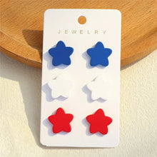 Load image into Gallery viewer, Set of 3 Stud Earring Sets