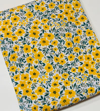 Load image into Gallery viewer, Ready to Ship Bullet Mini Yellow Floral makes great bows, head wraps, bummies, and more.