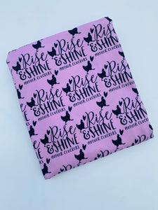 Pre-Order Rise & Shine Mother Cluckers Animals Title Bullet, DBP, Rib Knit, Cotton Lycra + other fabrics