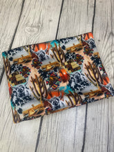Load image into Gallery viewer, Ready to Ship Swim fabric Western Vibes Animals makes great bows, head wraps, bummies, and more.