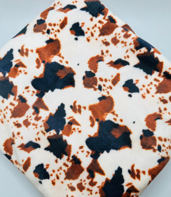 Ready to Ship Velvet Cowhide Animal Western makes great bows, head wraps, bummies, and more.