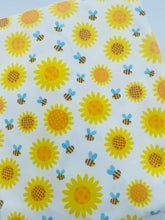 Load image into Gallery viewer, Pre-Order Sunflower Honeybees Floral Animals Bullet, DBP, Rib Knit, Cotton Lycra + other fabrics
