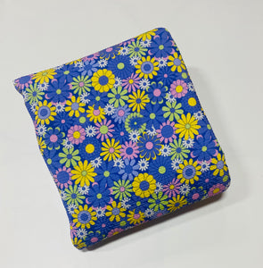 Ready to Ship Bullet Purple Spring Daisy Floral makes great bows, head wraps, bummies, and more.