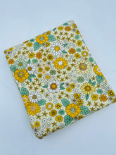 Load image into Gallery viewer, Pre-Order Yellow Summer Wild Floral Bullet, DBP, Rib Knit, Cotton Lycra + other fabrics