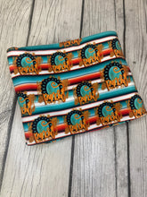 Load image into Gallery viewer, Ready to Ship DBP Fabric Punchy Serape Western Shapes makes great bows, head wraps, bummies, and more.