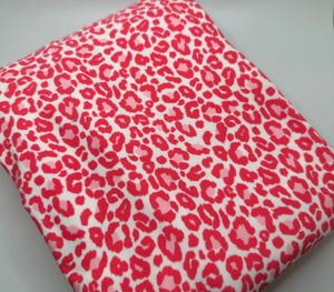 Ready to Ship DBP Fabric Pink & White Cheetah Animals makes great bows, head wraps, bummies, and more.