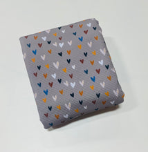 Load image into Gallery viewer, Ready to Ship Bullet Tan Hearts Shapes makes great bows, head wraps, bummies, and more.