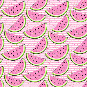 Pre-Order Bullet, DBP, Velvet and Rib Knit fabric Striped Summer Watermelon Food makes great bows, head wraps, bummies, and more.