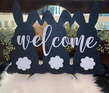 Load image into Gallery viewer, Bunny Welcome Sign