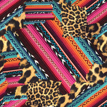 Load image into Gallery viewer, Pre-Order Western Cheetah Serape Animals Bullet, DBP, Rib Knit, Cotton Lycra + other fabrics
