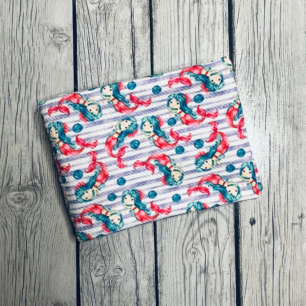 Ready to Ship Bullet Striped Mermaid Bubbles Animals makes great bows, head wraps, bummies, and more.