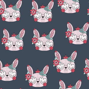 Pre-Order Floral Bunny Animals Bullet, DBP, Rib Knit, Cotton Lycra + other fabrics