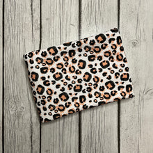 Load image into Gallery viewer, Pre-Order Peach Cheetah Animals Bullet, DBP, Rib Knit, Cotton Lycra + other fabrics