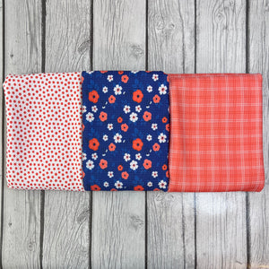 Pre-Order Summer Picnic Floral Shape Bundles Bullet, DBP, Rib Knit, Cotton Lycra + other fabrics