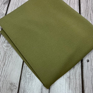 Ready to Ship Liverpool Fabric Solid Olive makes great bows, headwraps, bummies, and more, Other