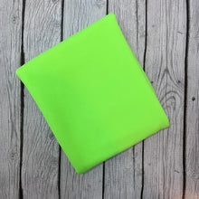 Load image into Gallery viewer, Ready to Ship Solid Bullet Neon Green makes great bows, head wraps, bummies, and more.