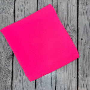 Ready to Ship Solid Knit Hot Pink makes great bows, head wraps, bummies, and more.