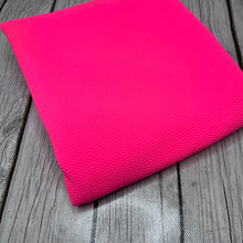 Load image into Gallery viewer, Ready to Ship Solid Knit Hot Pink makes great bows, head wraps, bummies, and more.
